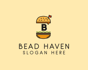 Burger Sandwich Resto logo design