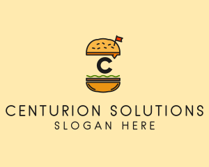 Burger Sandwich Resto logo design