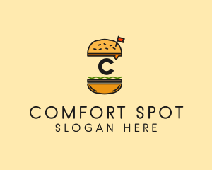 Burger Sandwich Resto logo design