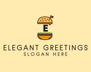 Burger Sandwich Resto logo design