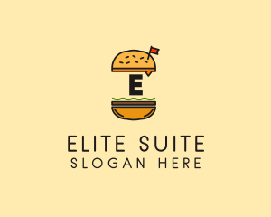 Burger Sandwich Resto logo design