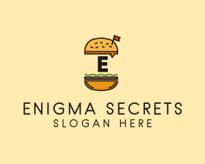 Burger Sandwich Resto logo design