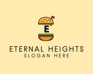 Burger Sandwich Resto logo design