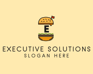 Burger Sandwich Resto logo design