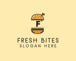 Sandwich - Burger Sandwich Resto logo design