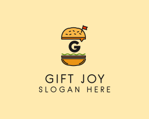 Burger Sandwich Resto logo design