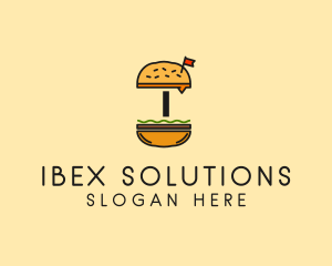 Burger Sandwich Resto logo design