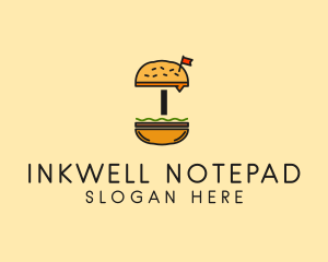 Burger Sandwich Resto logo design