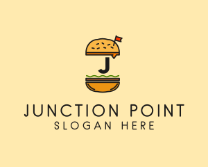 Burger Sandwich Resto logo design