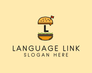 Burger Sandwich Resto logo design