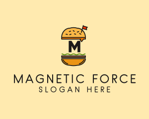 Burger Sandwich Resto logo design