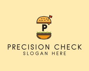 Burger Sandwich Resto logo design