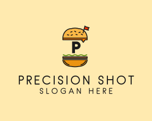 Burger Sandwich Resto logo design