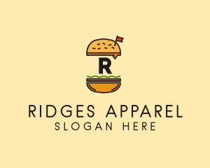 Burger Sandwich Resto logo design