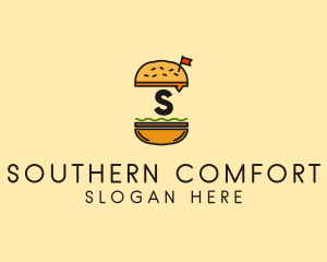 Burger Sandwich Resto logo design