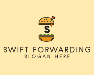 Burger Sandwich Resto logo design