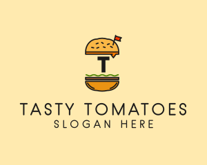 Ketchup - Burger Sandwich Resto logo design