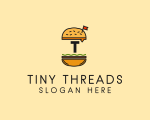 Burger Sandwich Resto logo design