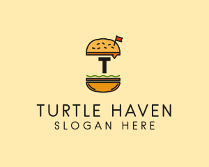 Burger Sandwich Resto logo design