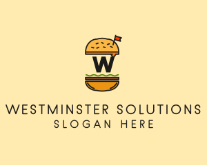 Burger Sandwich Resto logo design