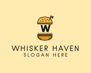 Burger Sandwich Resto logo design