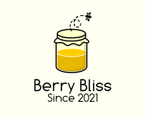 Jam - Honey Bee Jar logo design