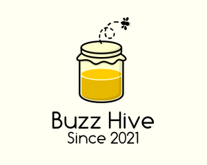 Honey Bee Jar logo design