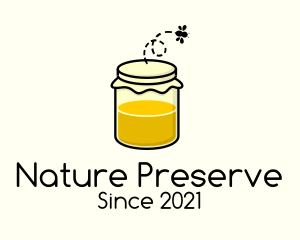 Preserve - Honey Bee Jar logo design