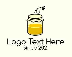 Jar - Honey Bee Jar logo design