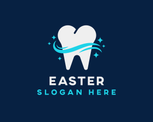 Wellness - Dental Tooth Sparkle logo design