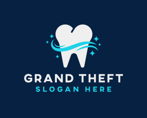 Periodontist - Dental Tooth Sparkle logo design