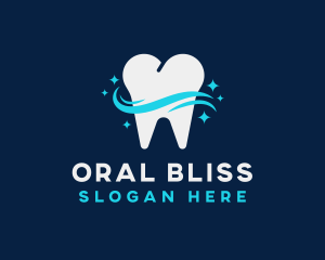 Oral - Dental Tooth Sparkle logo design