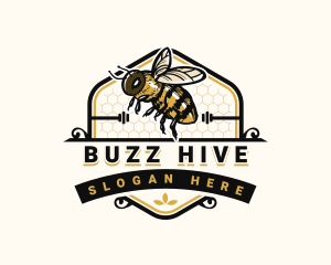 Bee Organic Honey logo design