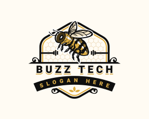 Bee Organic Honey logo design