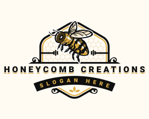 Bee Organic Honey logo design