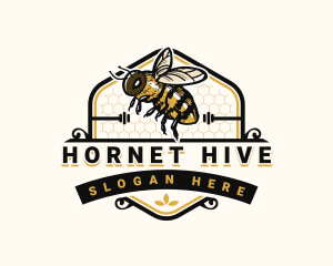 Bee Organic Honey logo design