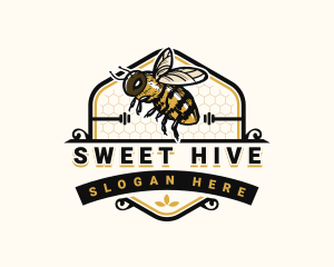 Bee Organic Honey logo design