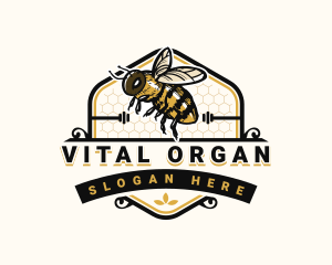 Bee Organic Honey logo design