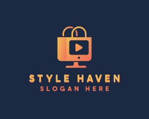 Shop - Shopping Vlog Ecommerce logo design