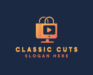 Shopping Vlog Ecommerce logo design