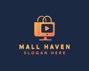 Shopping Vlog Ecommerce logo design