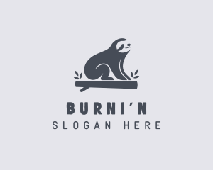 Sloth Animal Zoo logo design