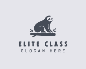 Sloth Animal Zoo logo design