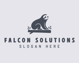 Sloth Animal Zoo logo design