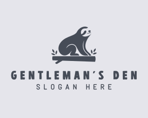 Sloth Animal Zoo logo design