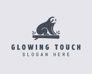 Sloth Animal Zoo logo design