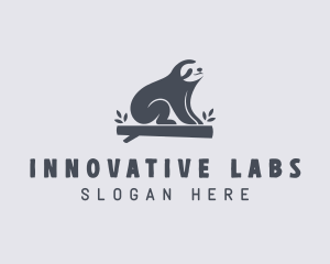 Sloth Animal Zoo logo design