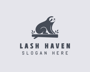 Sloth Animal Zoo logo design