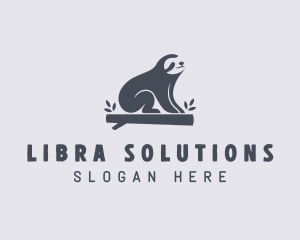 Sloth Animal Zoo logo design