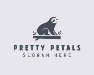 Sloth Animal Zoo logo design